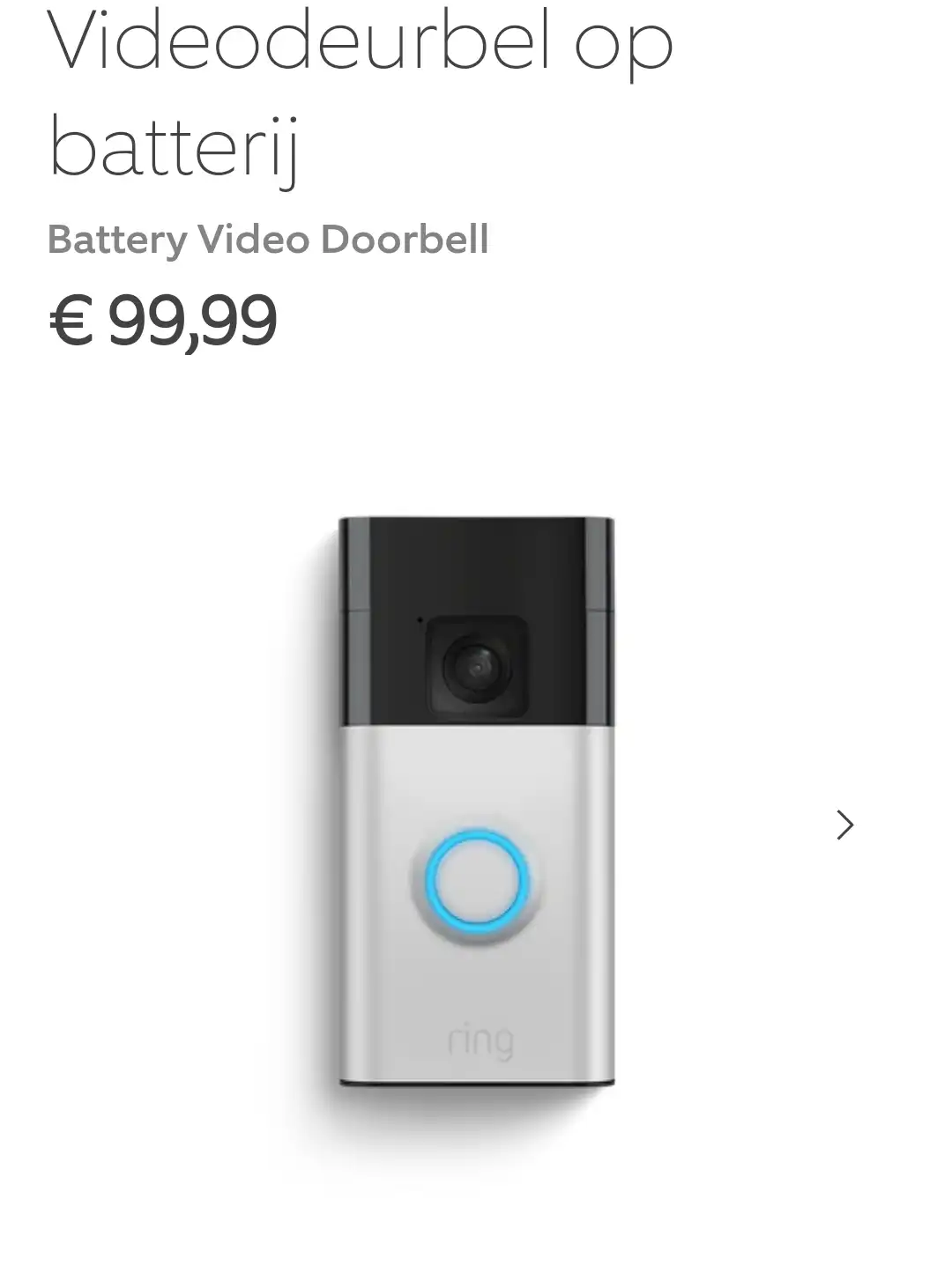 Ring Deurbel en camera's kwaliteit