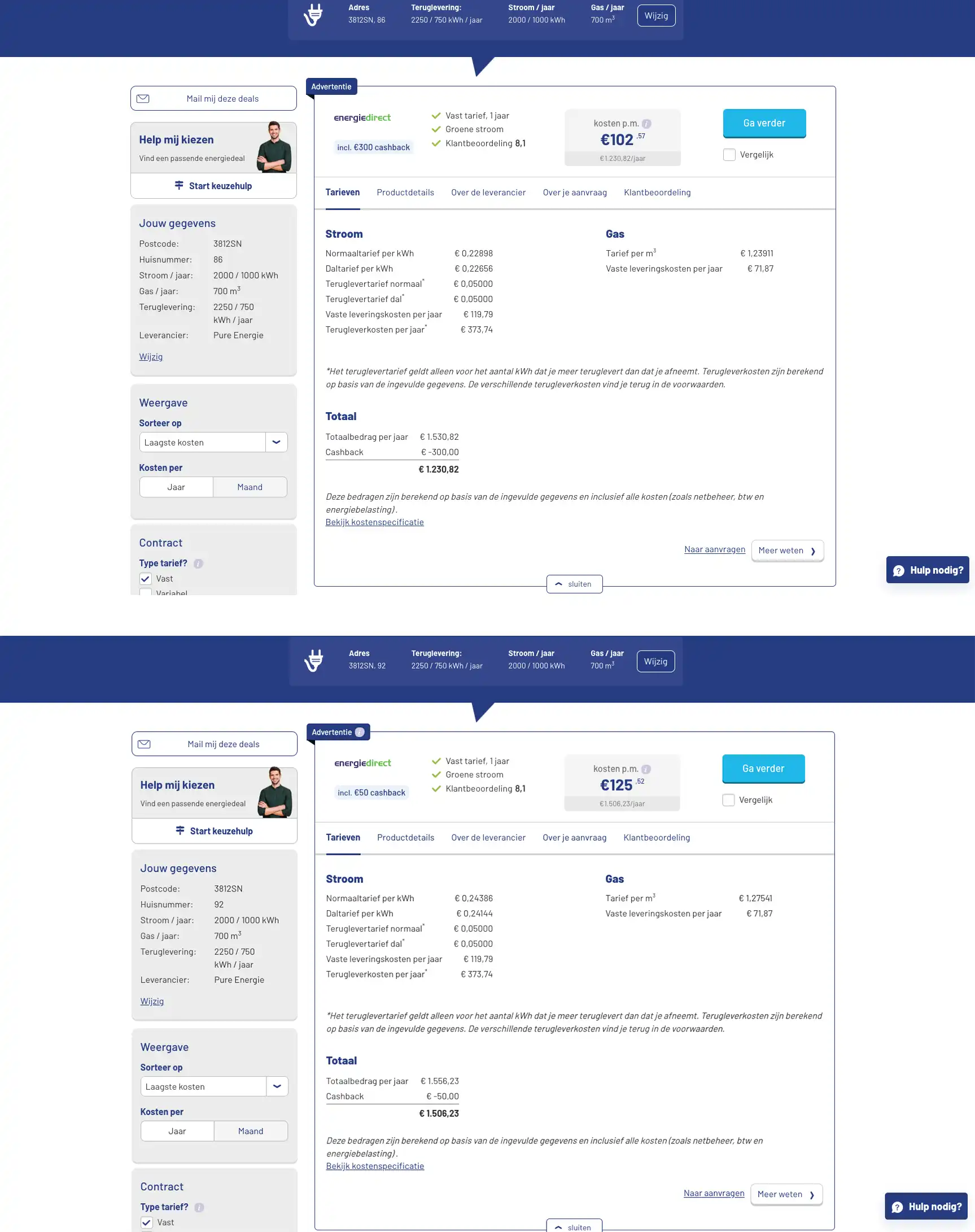 Waarom krijgt het huisnummer van mijn buren een goedkoper stroomtarief dan ik?