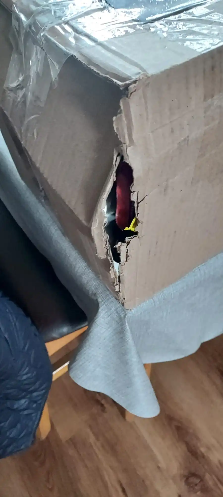 beschadigde paket postnl