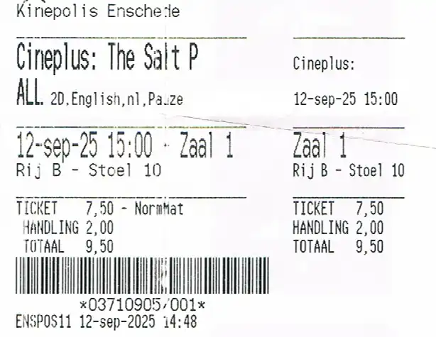 Kan een bioscoop  zo maar de prijs  verhogen  het gaat om  kinepolis Enschede