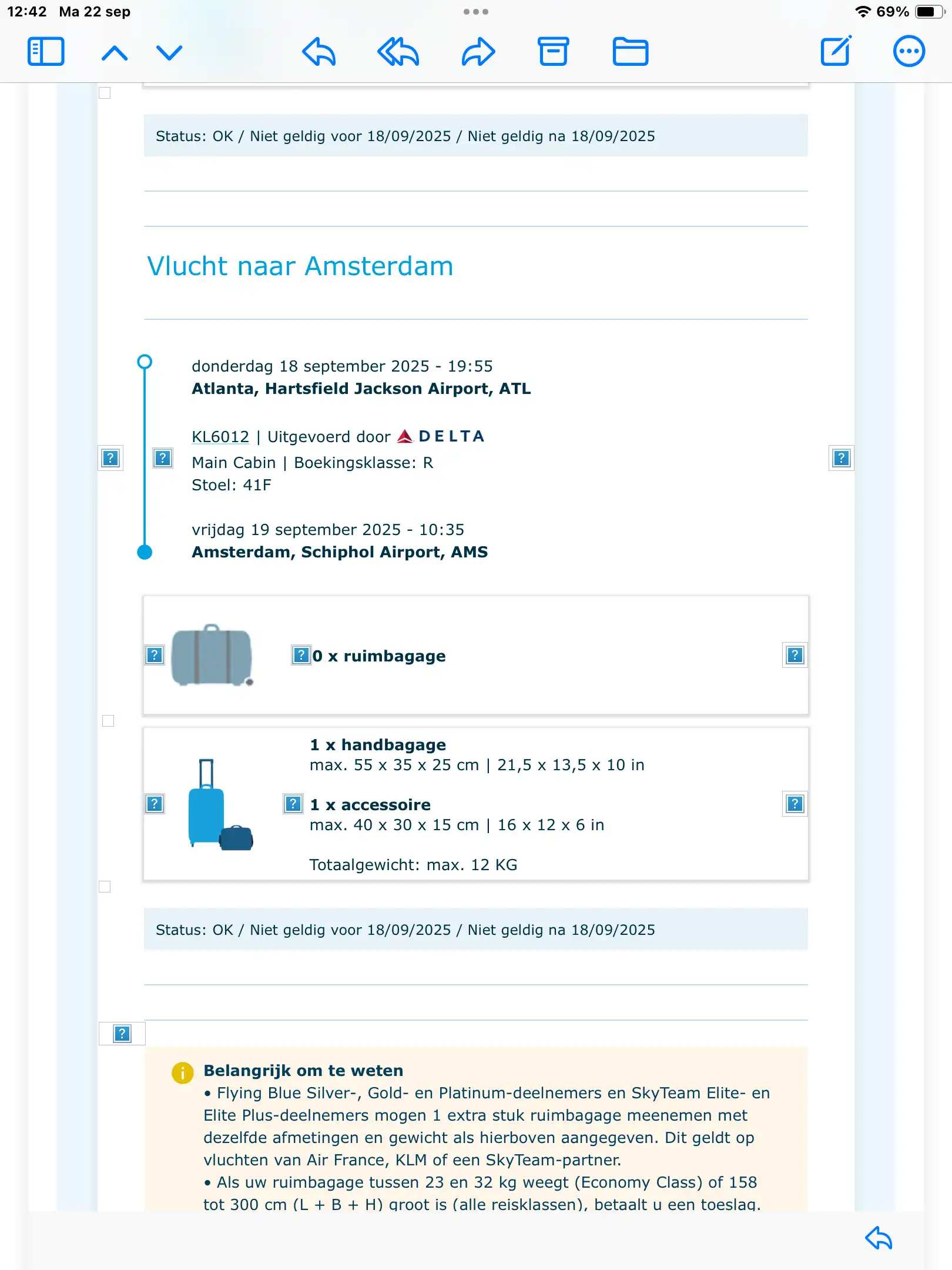Hoe om te gaan met misleiding op KLM site