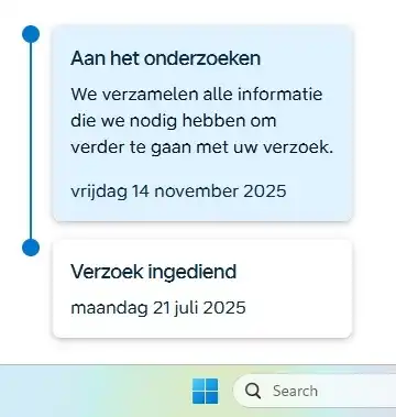 KLM klachtafhandeling update altijd 1 dag eerder dan vandaag - Toeval of niet?